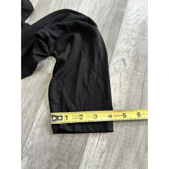 Chicos The Ultimate Tee Women's Size Large Black Long Sleeve T-Shirt Stretch‎ - Picture 8 of 9